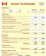 Income Tax Estimator