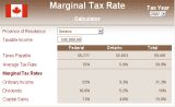 Marginal Tax Rate Calculator